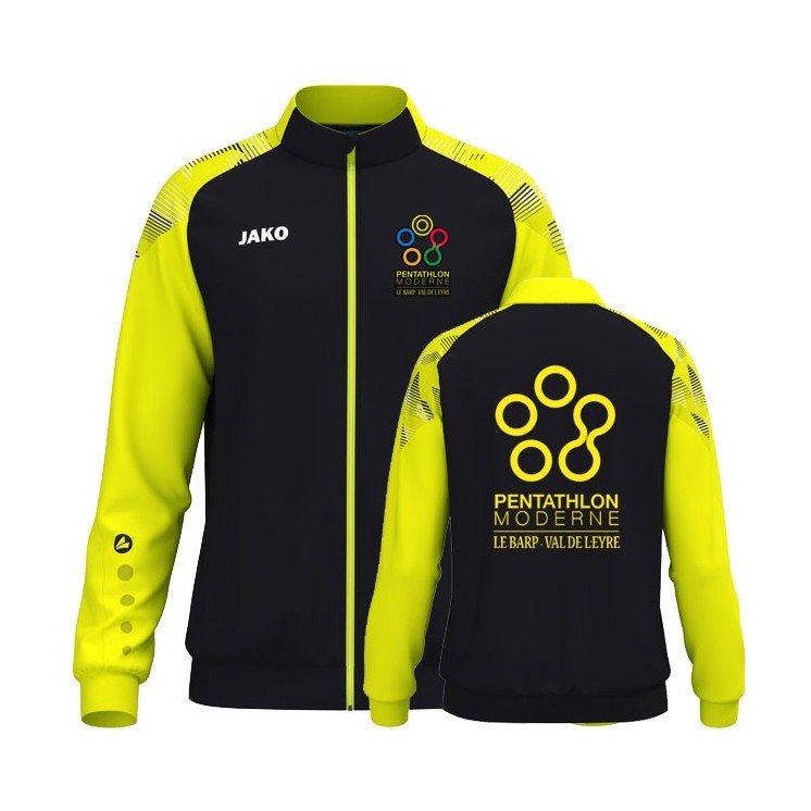 Veste Polyester Sonic Noir/Jaune fluo (coupe homme)