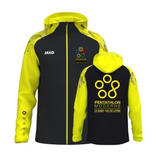 Veste à capuche polyester Sonic Jr Noir/Jaune fluo