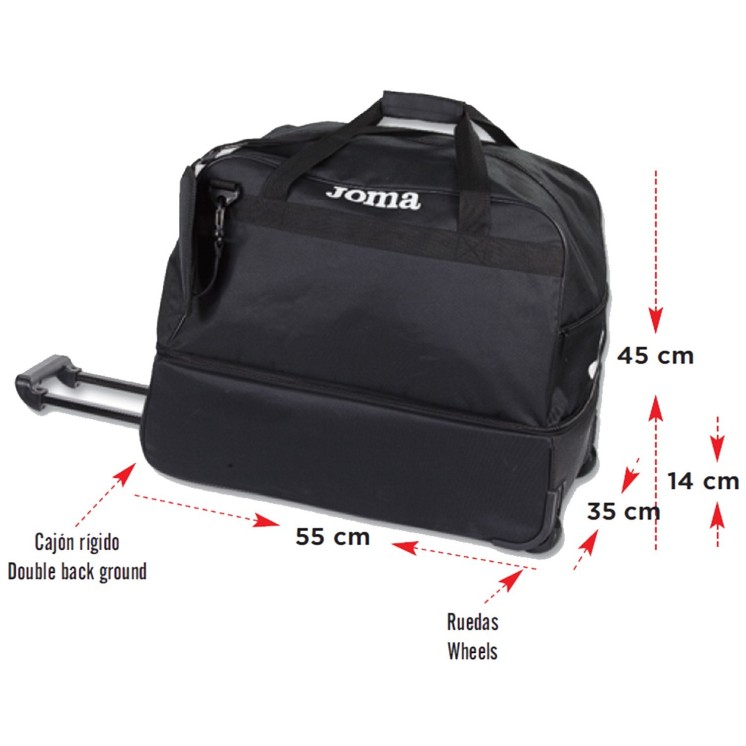 Sac à roulettes Training Noir