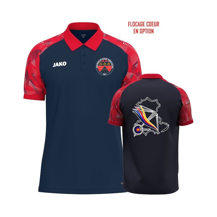 Polo Sonic Jr Marine/Rouge