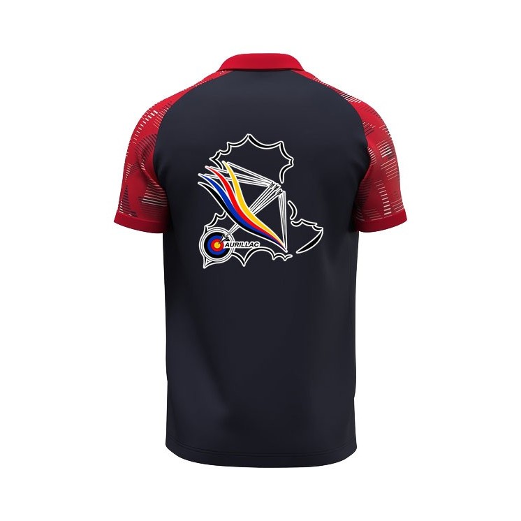 Polo Sonic Marine/Rouge (coupe homme)