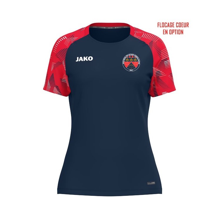 T-shirt Sonic Femme Marine/Rouge