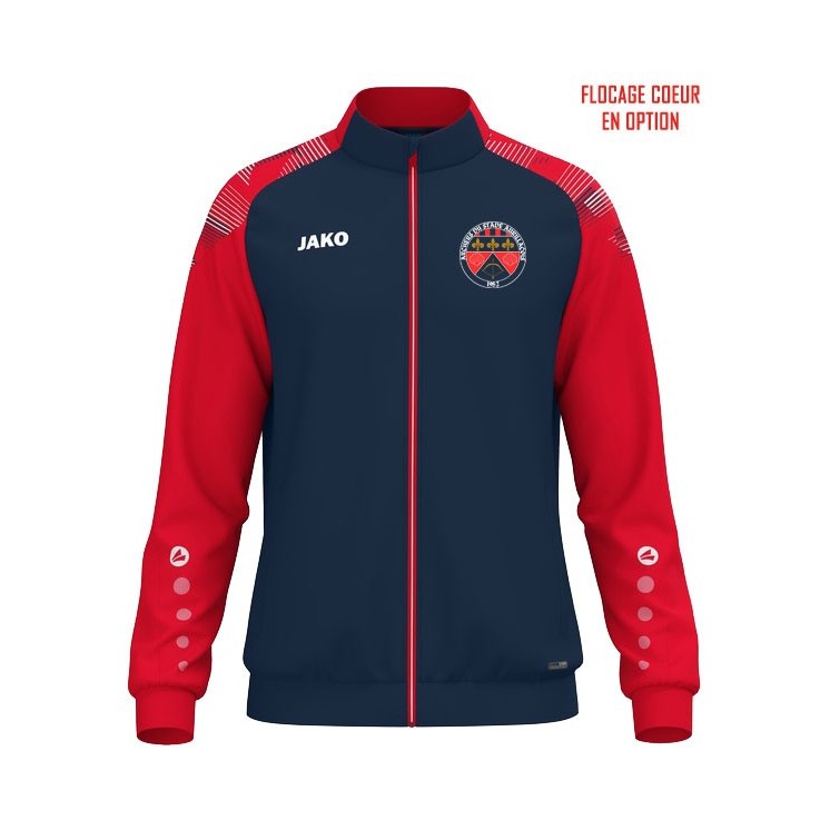 Veste polyester Sonic Marine/Rouge
