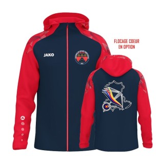 Veste à capuche Sonic Marine/Rouge