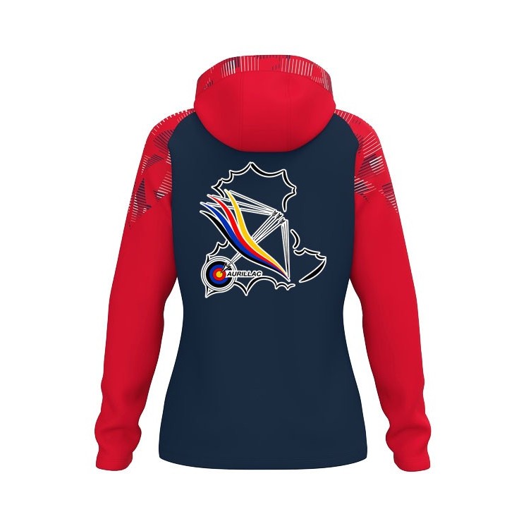 Veste à capuche Sonic Femme Marine/Rouge