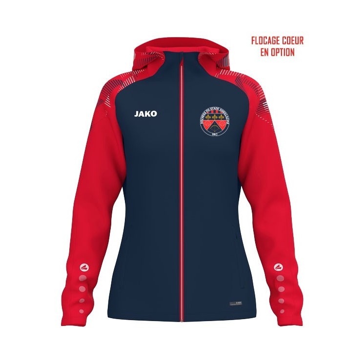 Veste à capuche Sonic Femme Marine/Rouge