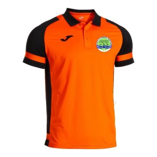 Polo Lider Orange/Noir