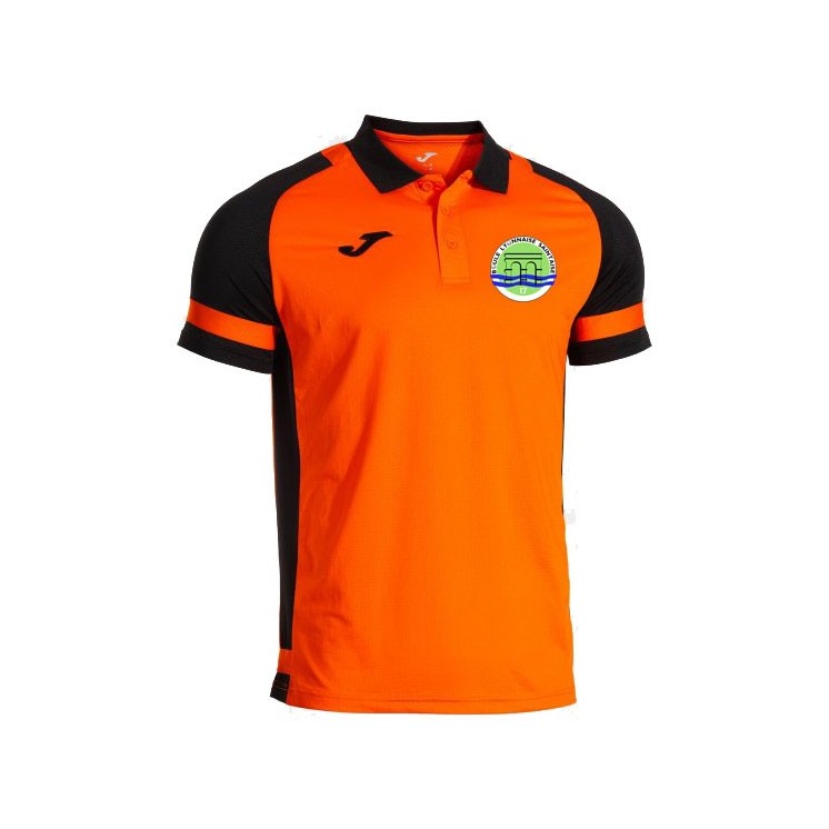 Polo Lider Orange/Noir
