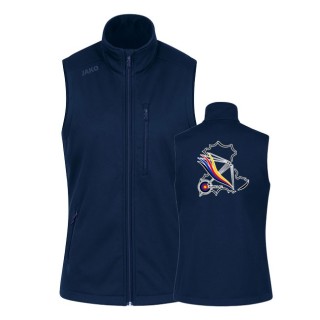 Veste sans manches softshell Femme Marine