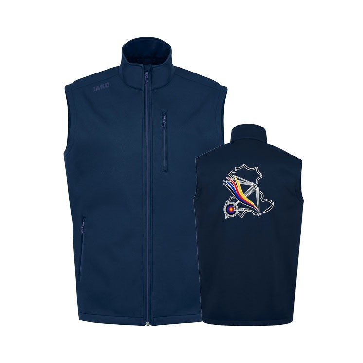 Veste sans manches softshell Premium Marine