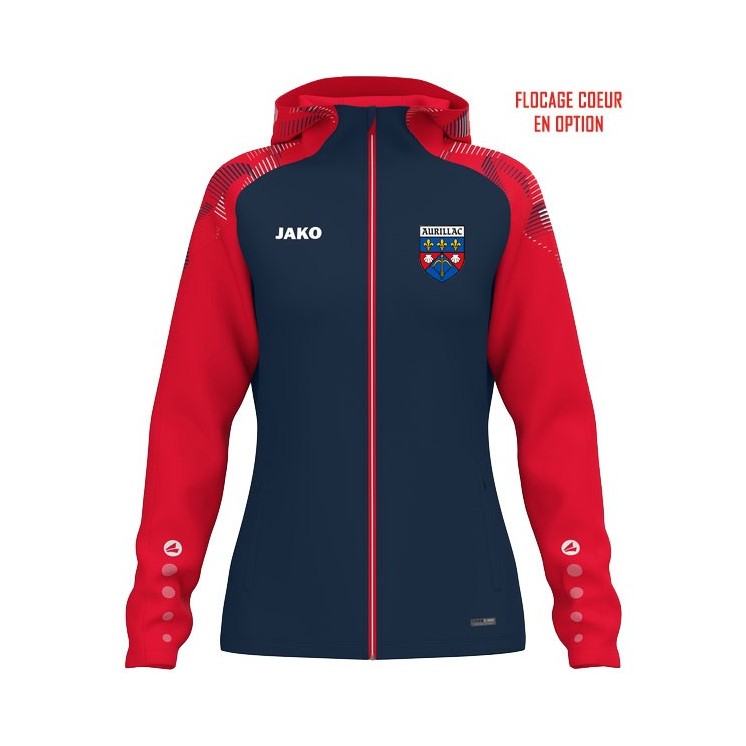 Veste à capuche Sonic Femme Marine/Rouge