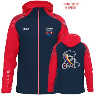Veste à capuche Sonic Marine/Rouge