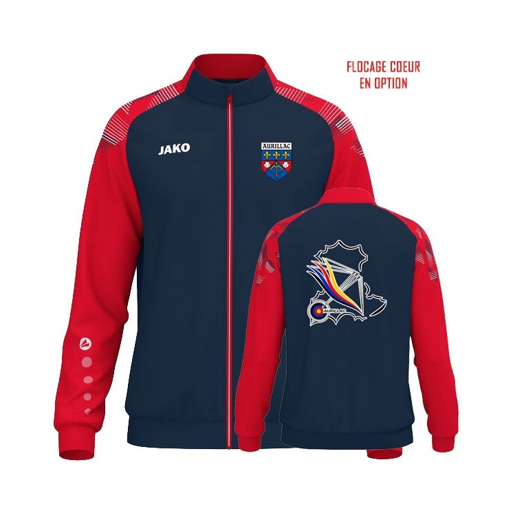 Veste polyester Sonic Marine/Rouge