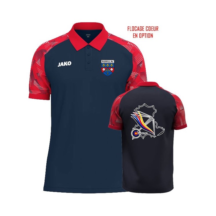 Polo Sonic Jr Marine/Rouge