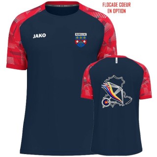T-shirt Sonic Marine/Rouge
