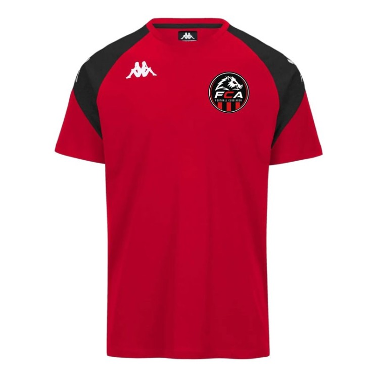 T-shirt coton Laccio Rouge/Noir