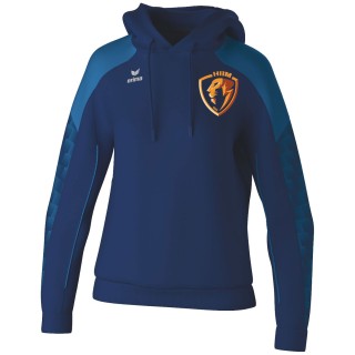 Sweat à capuche Evo Star Femme New marine/Bleu mykonos