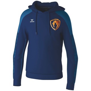 Sweat à capuche Evo Star Jr New marine/Bleu mykonos