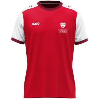 Maillot Dynamic Jr Rouge/Blanc/Rouge foncé