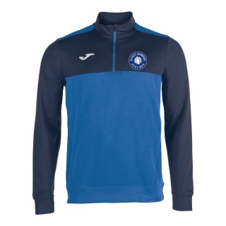 Sweat 1/4 zip Winner Bleu roy/Marine foncé