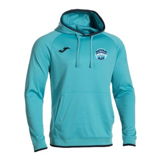 Sweat à capuche combi Premium Turquoise fluo/Marine
