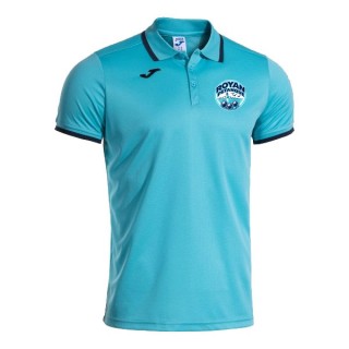 Polo combi Premium Turquoise fluo/Marine