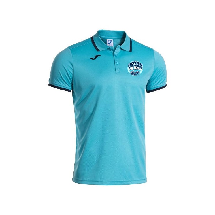 Polo combi Premium Turquoise fluo/Marine