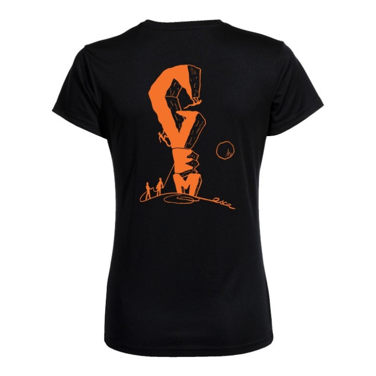 T-shirt compétition Combi Femme Noir