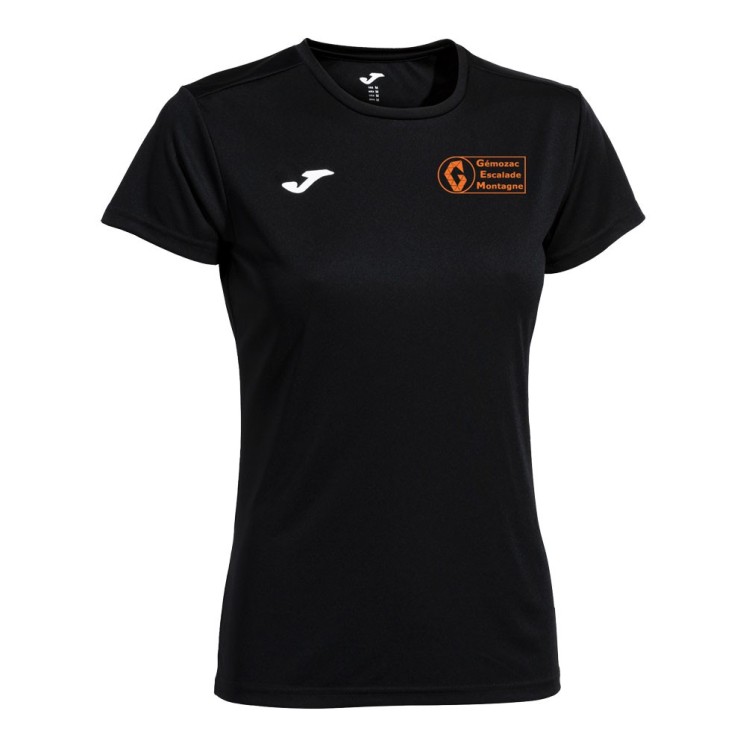 T-shirt compétition Combi Femme Noir