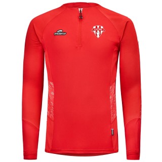 Sweat 1/4 zip Elite Rouge/Blanc