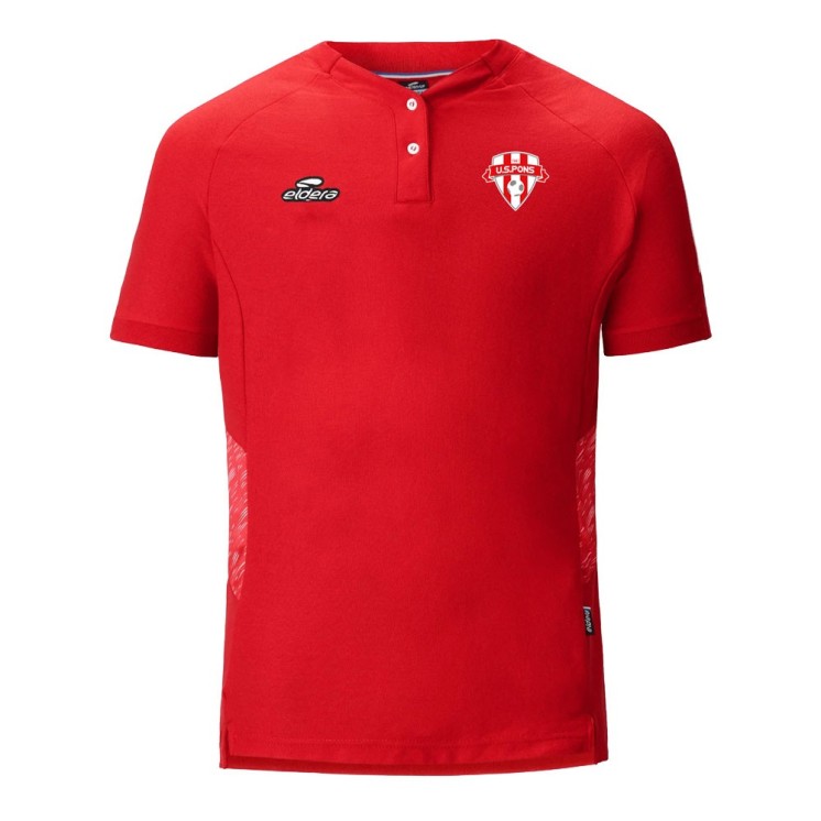 Polo Elite Jr Rouge/Blanc