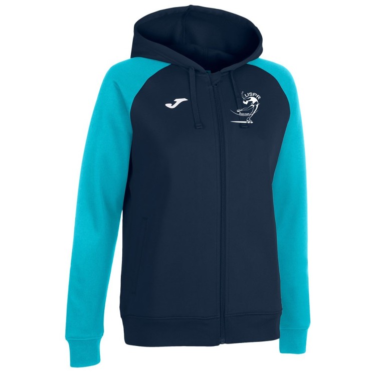 Veste à capuche Academy IV Femme Marine/Turquoise