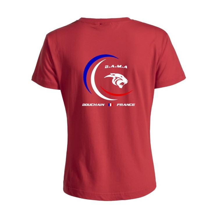 T-shirt Supporter Fille Rouge