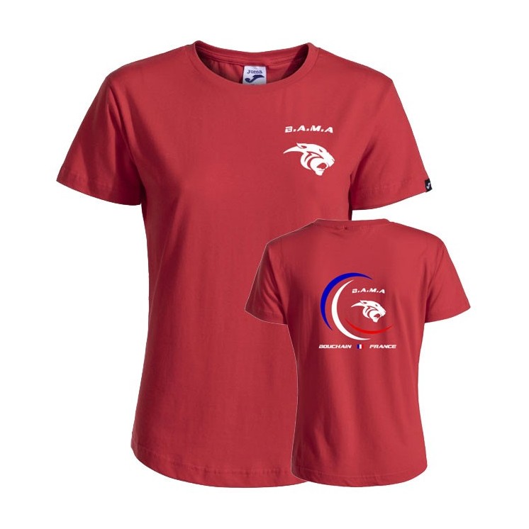 T-shirt Supporter Fille Rouge