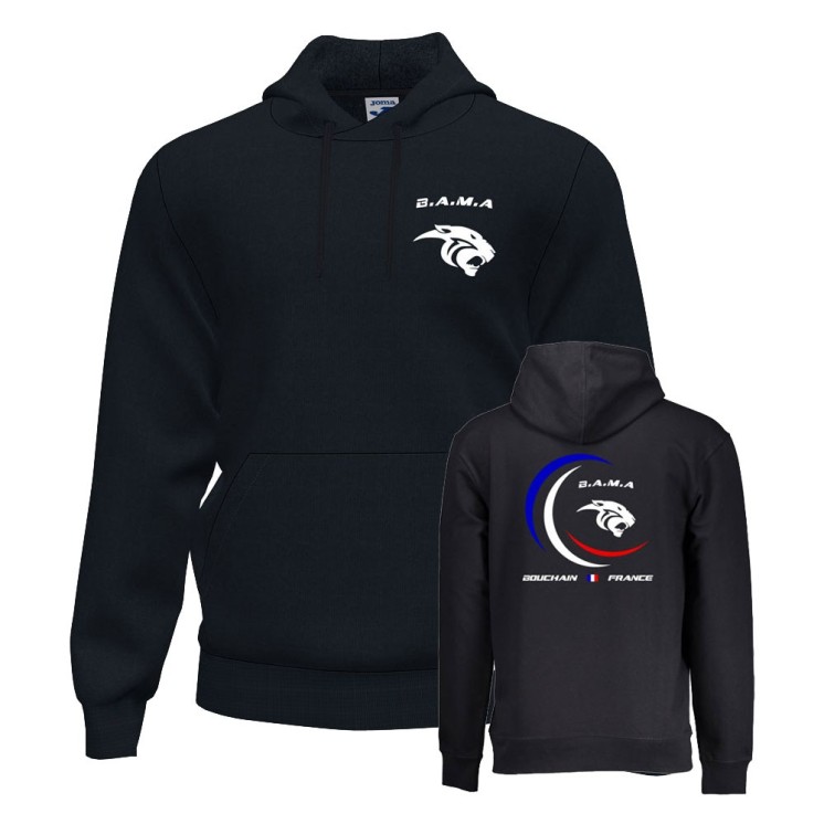 Sweat à capuche Montana Jr Noir
