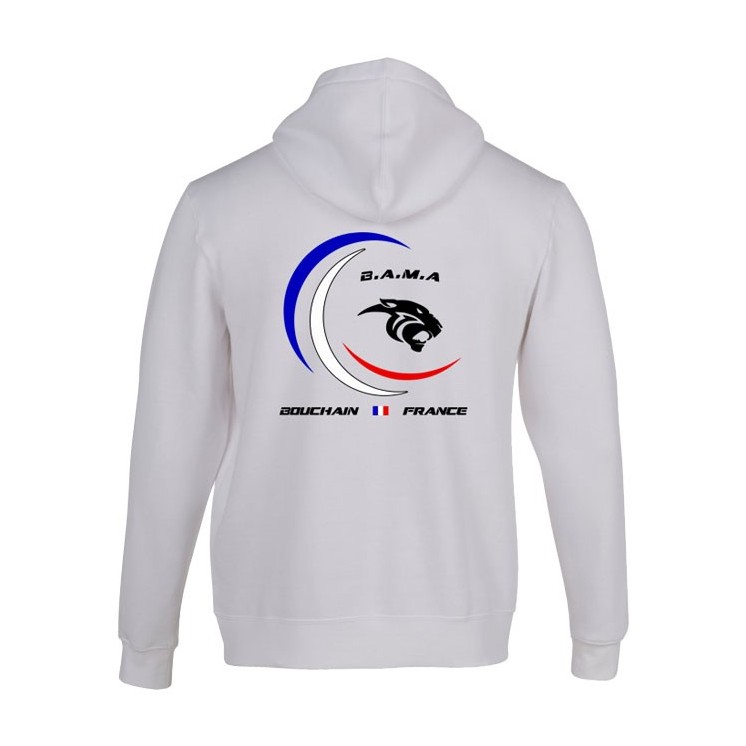 Sweat à capuche Montana Jr Blanc