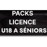 Packs licence U18 à Séniors